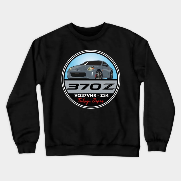 Nissan 370Z Tochigi, Japan Crewneck Sweatshirt by Side Hustle